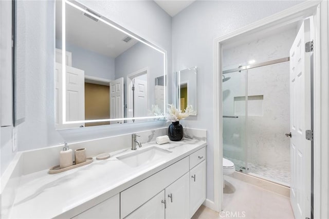 23665 Ridgecrest Ct, Diamond Bar, CA 91765 - bathroom with a stall shower and vanity