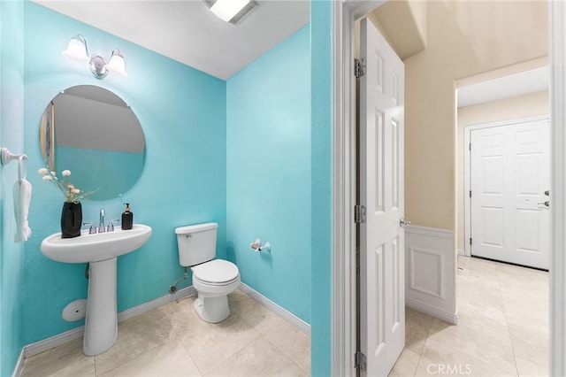 23665 Ridgecrest Ct, Diamond Bar, CA 91765 - bathroom featuring toilet and tile patterned flooring