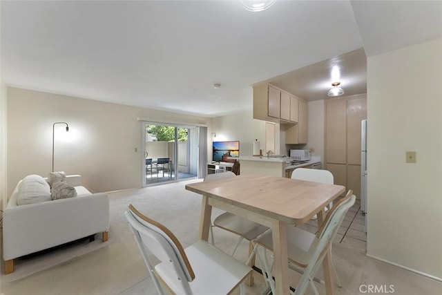 23326 Sesame St Unit E, Torrance, CA 90502 - dining area with light colored carpet