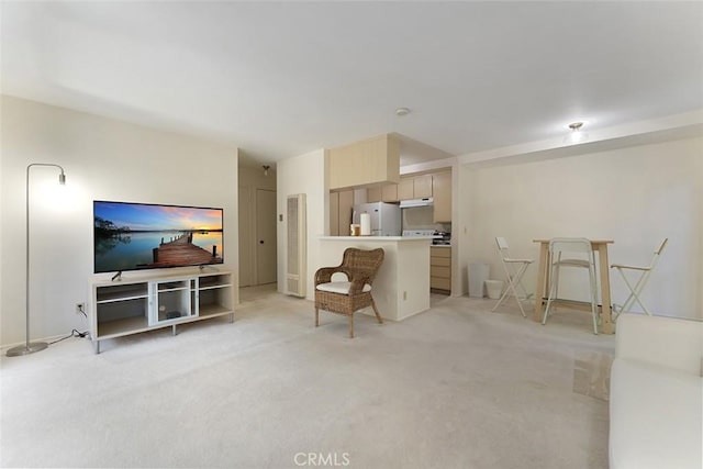 23326 Sesame St Unit E, Torrance, CA 90502 - living room with light carpet