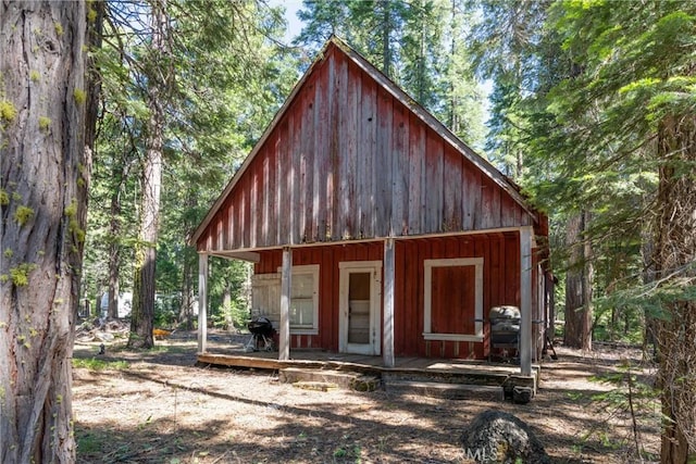 7472 Humboldt Rd, Butte Meadows, CA 95942 - view of outbuilding featuring a porch