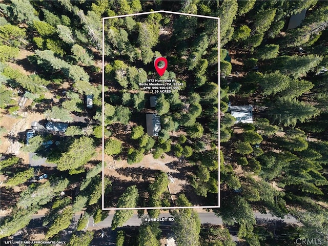 7472 Humboldt Rd, Butte Meadows, CA 95942 - map / location featuring property parcel outlined
