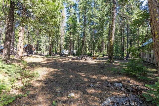 7472 Humboldt Rd, Butte Meadows, CA 95942 - view of yard featuring a forest view