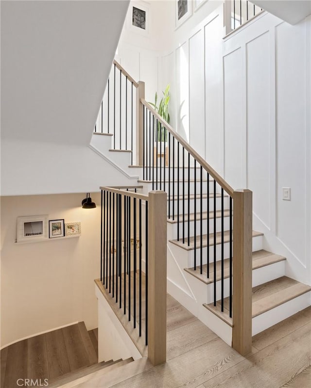 1722 Harper Ave, Redondo Beach, CA 90278 - staircase featuring wood finished floors