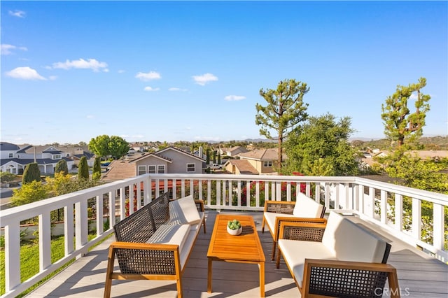 25885 Astor Way, Lake Forest, CA 92630 - deck with a residential view and an outdoor hangout area