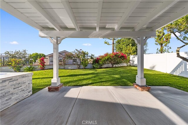 25885 Astor Way, Lake Forest, CA 92630 - fenced backyard featuring a patio area
