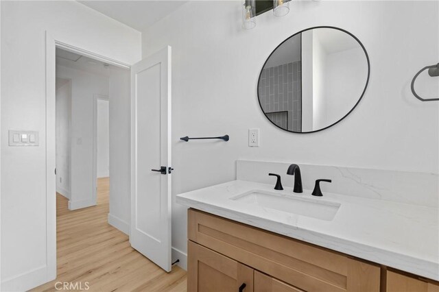 151 Barret Rd, Riverside, CA 92507 - bathroom with wood finished floors and vanity