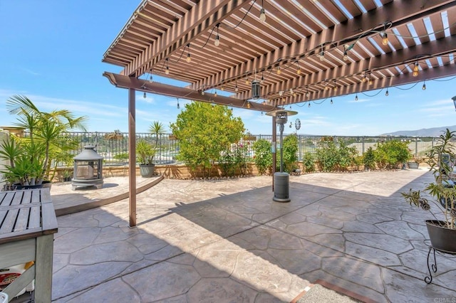1349 Pyramid Peak St, Chula Vista, CA 91913 - fenced backyard featuring a pergola and a patio