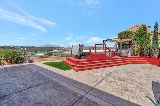 1349 Pyramid Peak St, Chula Vista, CA 91913 - view of patio with a wooden deck