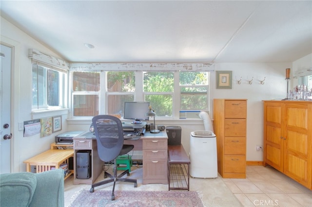 1815 Thrush Rd, Wrightwood, CA 92397 - office space with light tile patterned flooring