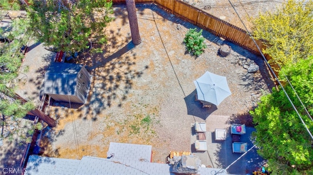 1815 Thrush Rd, Wrightwood, CA 92397 - view from above of property