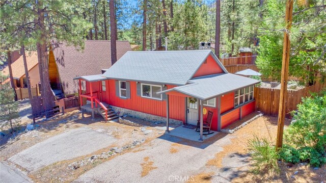 1815 Thrush Rd, Wrightwood, CA 92397 - view of rustic home