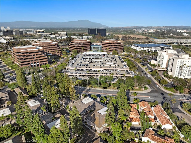 29 Baycrest Ct Unit 16, Newport Beach, CA 92660 - aerial overview of property's location featuring a mountain backdrop and nearby urban area