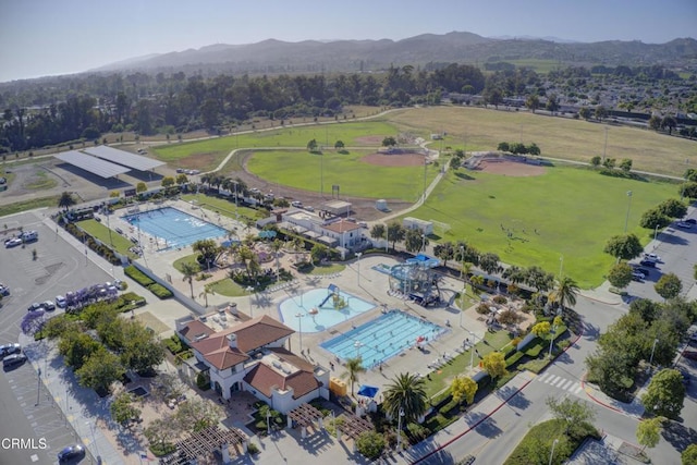 644 Orwell Ln, Ventura, CA 93003 - drone / aerial view of a pool and mountains