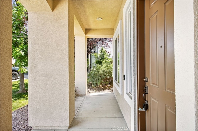 31257 Casera Ct, Menifee, CA 92584 - property entrance featuring stucco siding