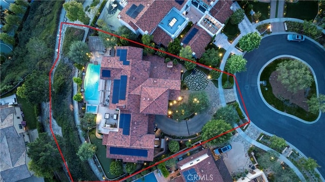 4 Thomas Rd, Ladera Ranch, CA 92694 - aerial overview of property's location featuring property parcel outlined