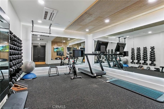 4 Thomas Rd, Ladera Ranch, CA 92694 - exercise room with recessed lighting