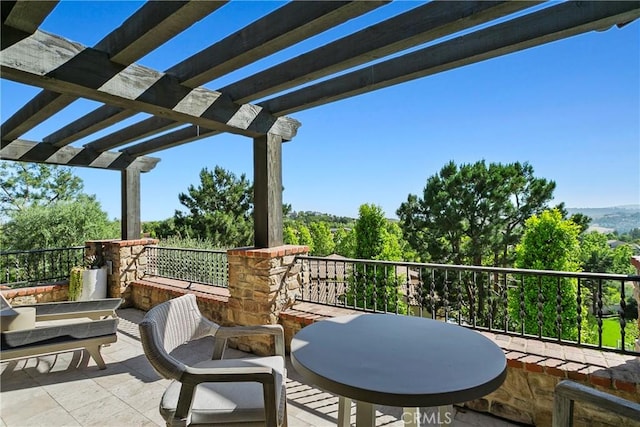 4 Thomas Rd, Ladera Ranch, CA 92694 - view of patio featuring a pergola