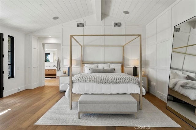 4 Thomas Rd, Ladera Ranch, CA 92694 - bedroom featuring wood finished floors and connected bathroom