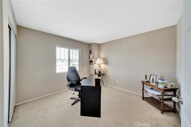 2354 Crimson Ave, Rosamond, CA 93560 - carpeted home office featuring baseboards