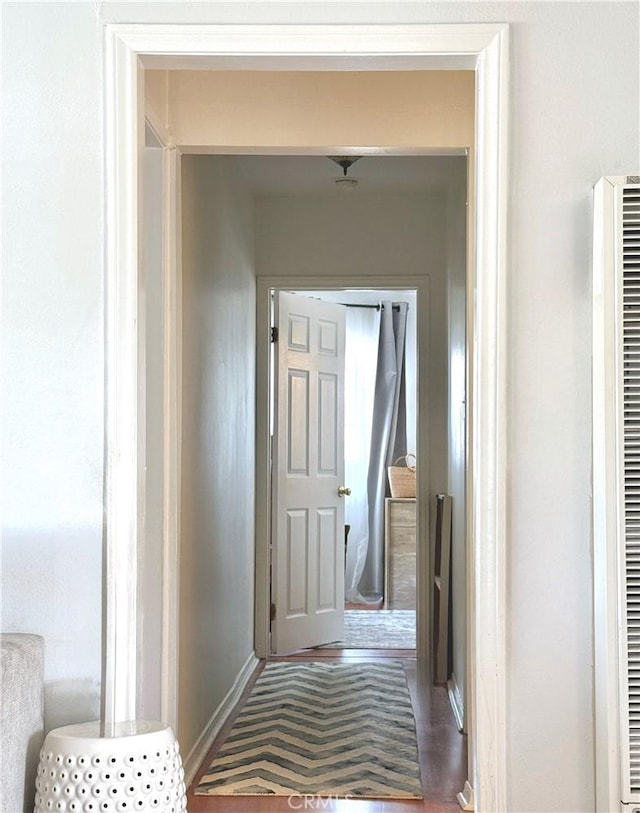 1836 Jaybrook Dr, Rancho Palos Verdes, CA 90275 - hall with a heating unit and wood finished floors