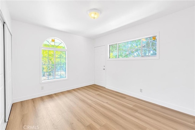 20328 Roscoe Blvd, Winnetka, CA 91306 - unfurnished bedroom with light wood finished floors and a closet