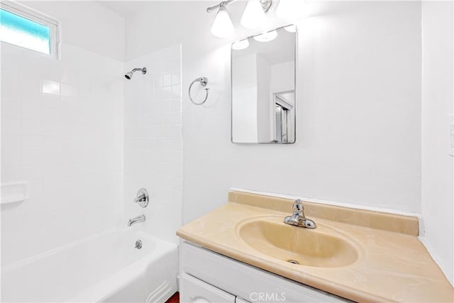 20328 Roscoe Blvd, Winnetka, CA 91306 - bathroom featuring vanity and bathtub / shower combination