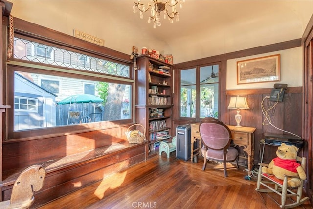 7914 Magnolia Ave, Riverside, CA 92504 - office featuring a chandelier