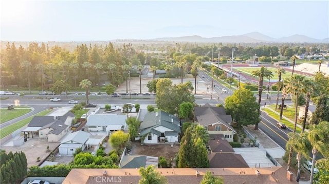 7914 Magnolia Ave, Riverside, CA 92504 - aerial perspective of suburban area with a mountain backdrop