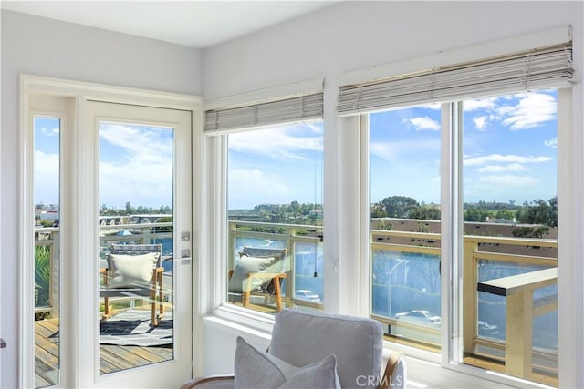 2245 Avenida Oliva, San Clemente, CA 92673 - sunroom featuring a water view