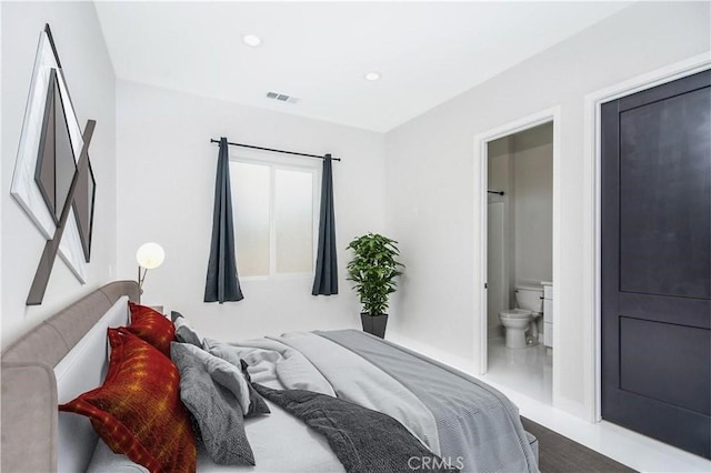 1204 Arbenz Cir, Corona, CA 92881 - bedroom with recessed lighting and connected bathroom