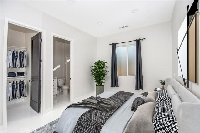 1204 Arbenz Cir, Corona, CA 92881 - bedroom with a walk in closet, ensuite bath, and a closet