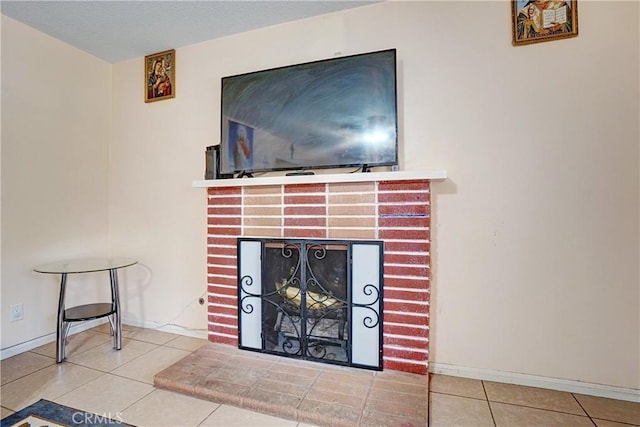 260 E Whittier Ave, Hemet, CA 92543 - detailed view of a fireplace and baseboards