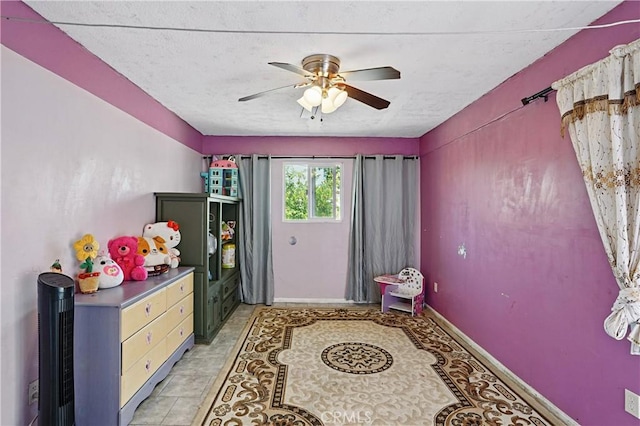 260 E Whittier Ave, Hemet, CA 92543 - bedroom featuring ceiling fan and baseboards