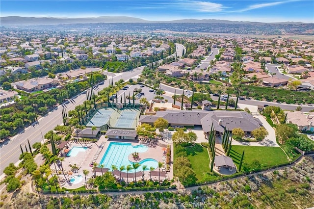 33976 Galleron St, Temecula, CA 92592 - aerial overview of property's location featuring a mountain backdrop
