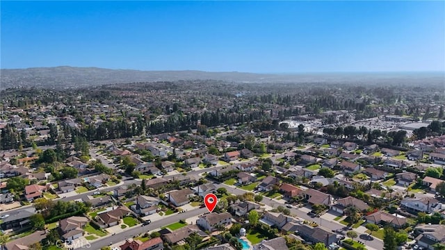 20681 Via Amarilla, Yorba Linda, CA 92886 - aerial view of property and surrounding area with nearby suburban area