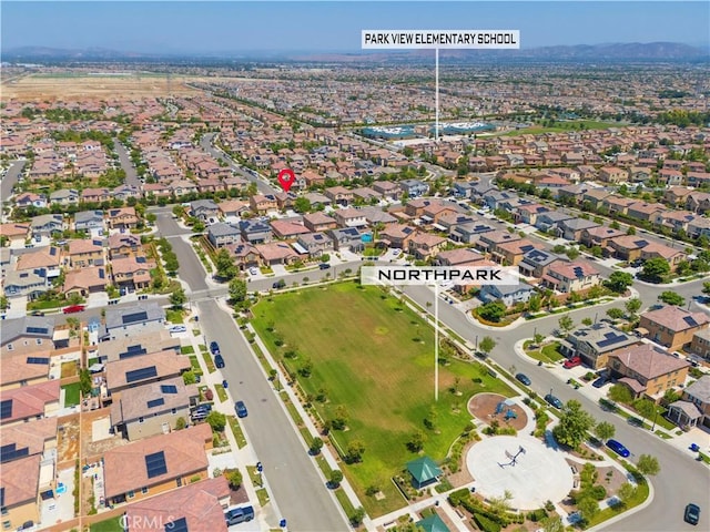 4733 S Rogers Way, Ontario, CA 91762 - aerial view of property's location with nearby suburban area