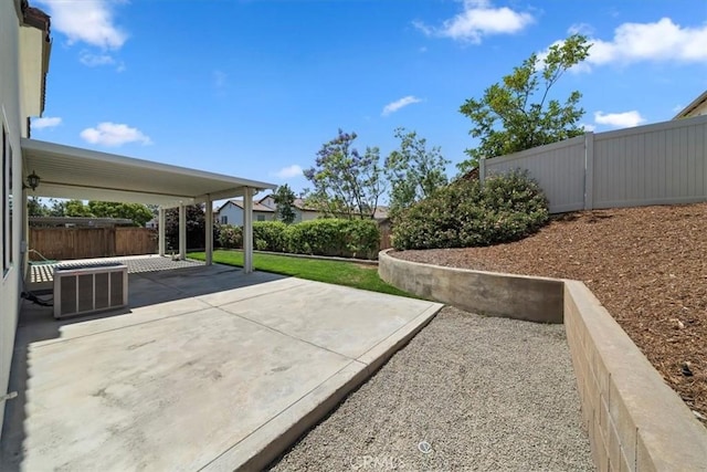 12744 Palmetto Ct, Riverside, CA 92503 - fenced backyard featuring a patio area