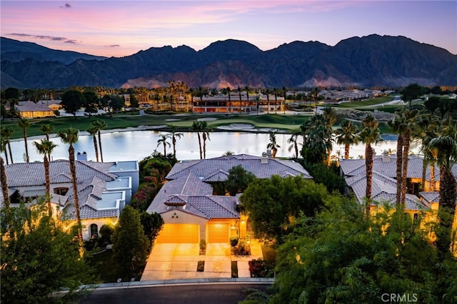 56102 Baltusrol Ln, Quinta, CA 92253 - bird's eye view of a water and mountain view and a local golf course