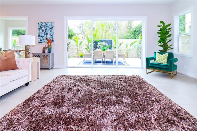 390 Riverbend, Lake Forest, CA 92630 - living room with tile patterned floors and healthy amount of natural light