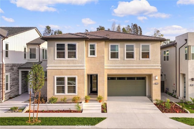 390 Riverbend, Lake Forest, CA 92630 - view of property featuring stucco siding, driveway, and an attached garage