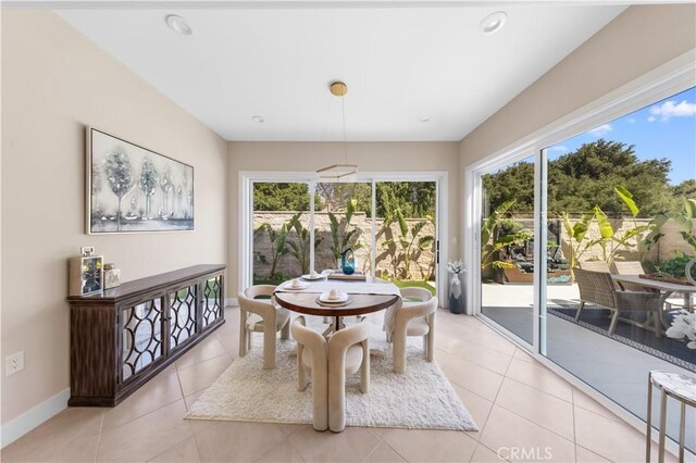 390 Riverbend, Lake Forest, CA 92630 - dining room featuring healthy amount of natural light and tile patterned floors