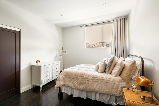 930 N Wetherly Dr Unit 201, West Hollywood, CA 90069 - bedroom featuring wood finished floors and baseboards
