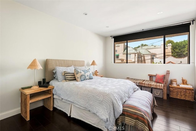 930 N Wetherly Dr Unit 201, West Hollywood, CA 90069 - bedroom with wood finished floors and recessed lighting
