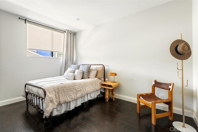 930 N Wetherly Dr Unit 201, West Hollywood, CA 90069 - bedroom with dark wood finished floors