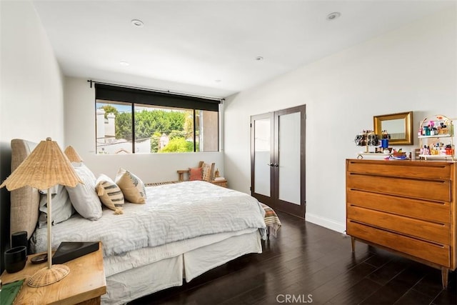 930 N Wetherly Dr Unit 201, West Hollywood, CA 90069 - bedroom featuring wood finished floors and baseboards