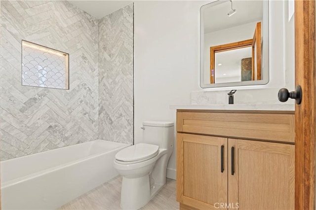 8280 Grand View Dr, Los Angeles, CA 90046 - bathroom featuring vanity and bathing tub / shower combination