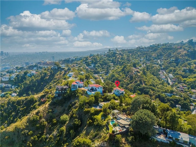 8280 Grand View Dr, Los Angeles, CA 90046 - aerial view