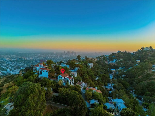 8280 Grand View Dr, Los Angeles, CA 90046 - aerial view of property's location
