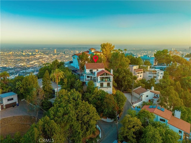 8280 Grand View Dr, Los Angeles, CA 90046 - drone / aerial view